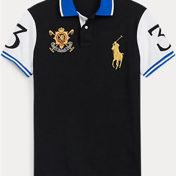 Polo Ralph Lauren Short Sleeve Scotland Polo Shirt Size Medium - Picture 1 of 8